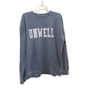 Unwell Call Her Daddy Podcast Sweatshirt Crewneck Gray L Barstool Sports EUC